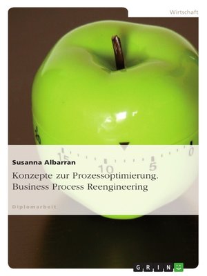 cover image of Konzepte zur Prozessoptimierung. Business Process Reengineering